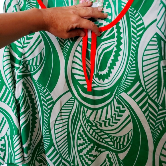 Pants store green boho top - Picture 1 of 4